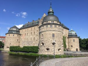 Das Schloss mitten in Örebro 